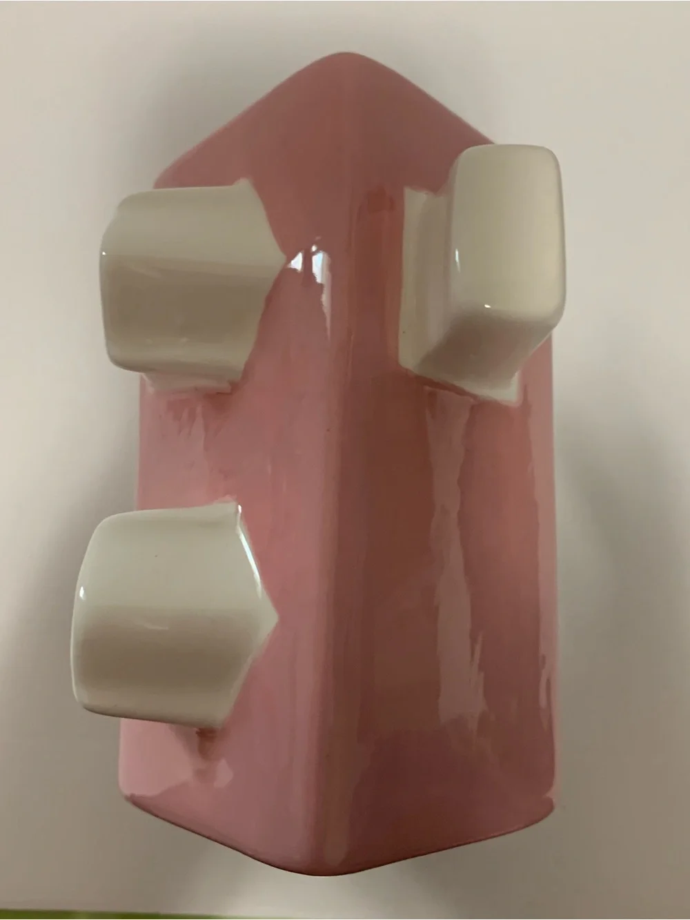Target Spritz Pink Roof White Ceramic House Tealight Holder